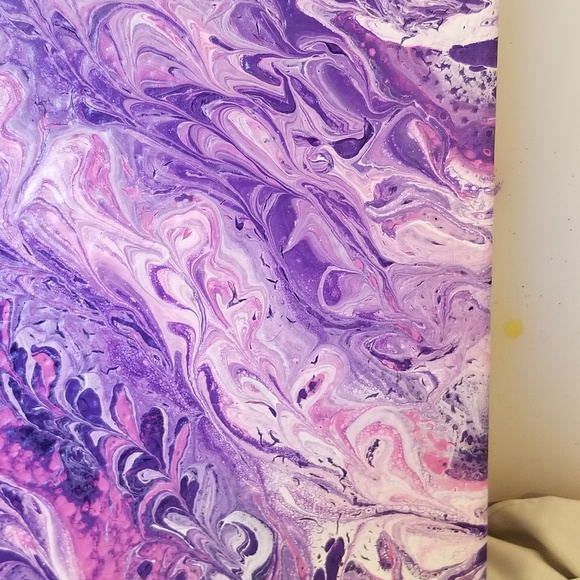 Original Acrylic Silicone 12x12 Painting - Picture 5 of 8